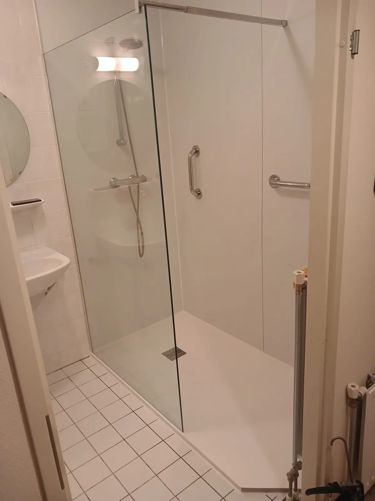 Moderne inloopdouche na renovatie